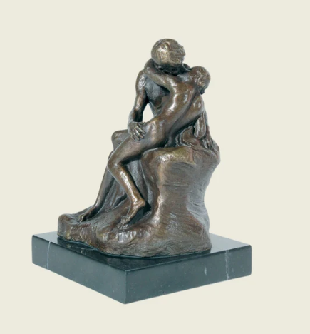 Bronze " Baiser de Rodin "