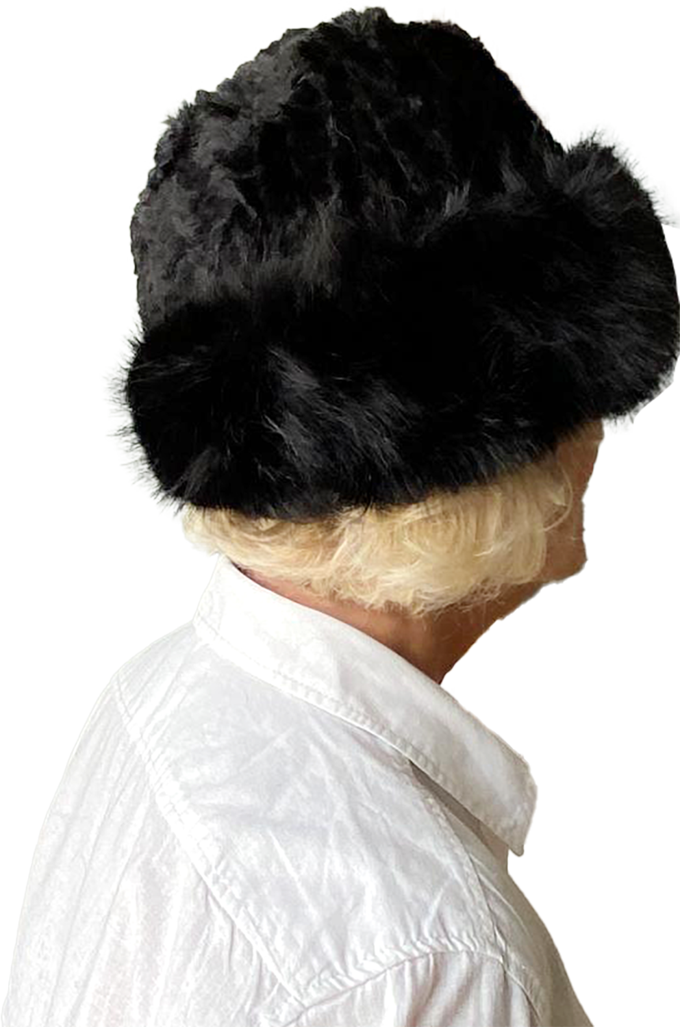 Chapeau Fourrure Noir