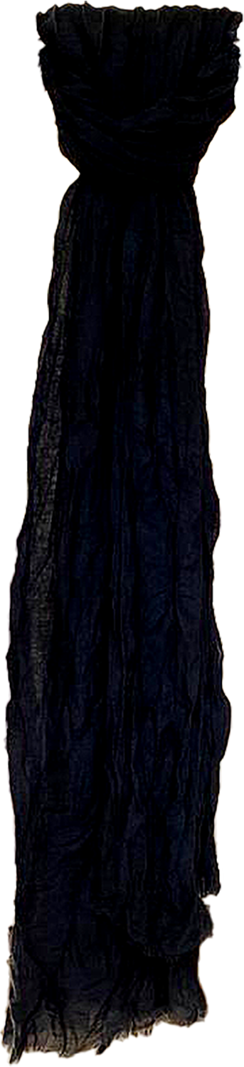 Foulard Froissé - Noir