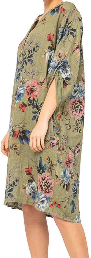 Robe Fleurie inspirée du "Jardin des Mathurins"de Camille Pissarro