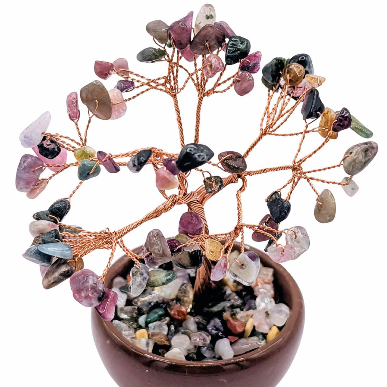 Arbre de Vie en Pierres de Tourmaline