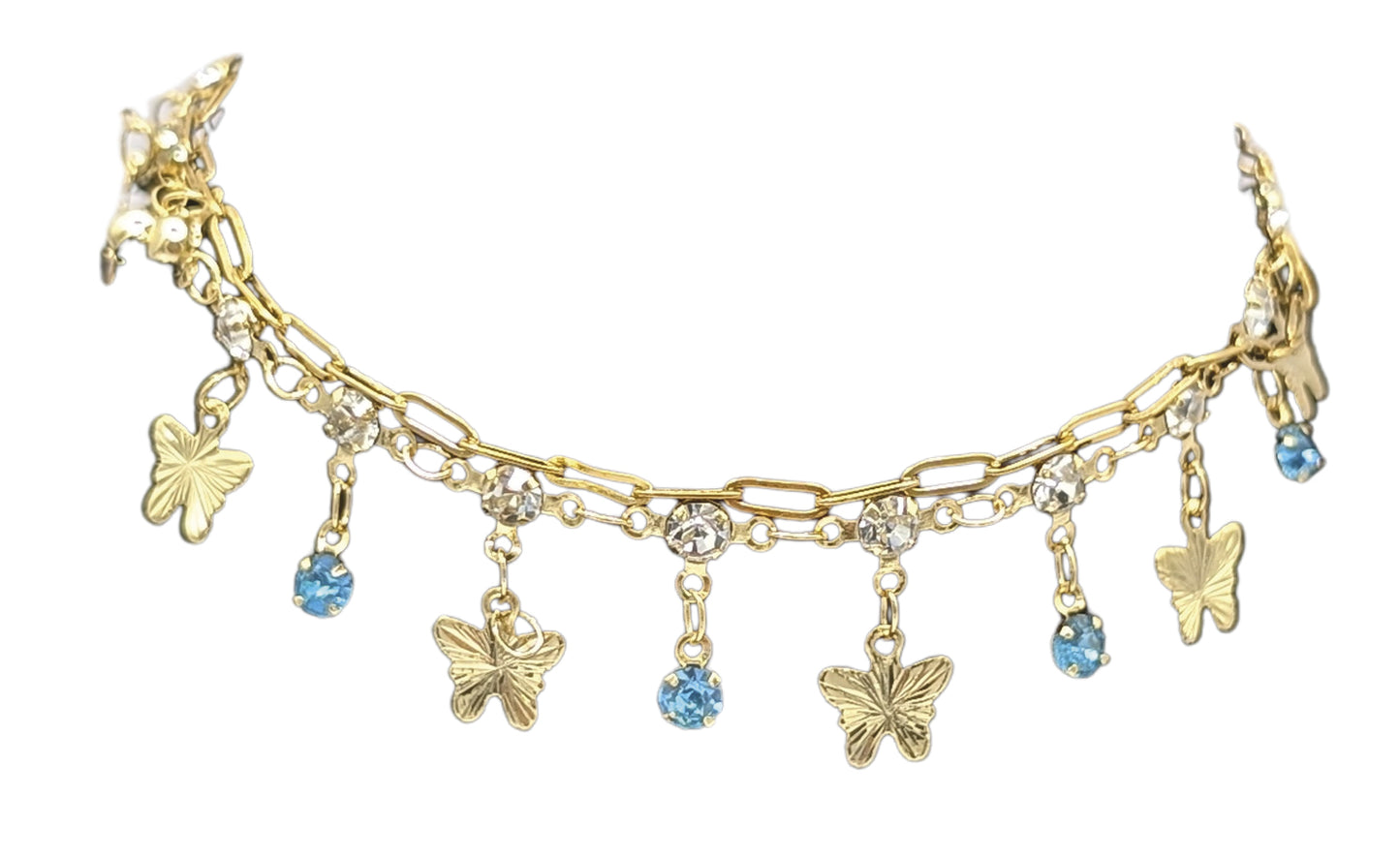 Collier papillons