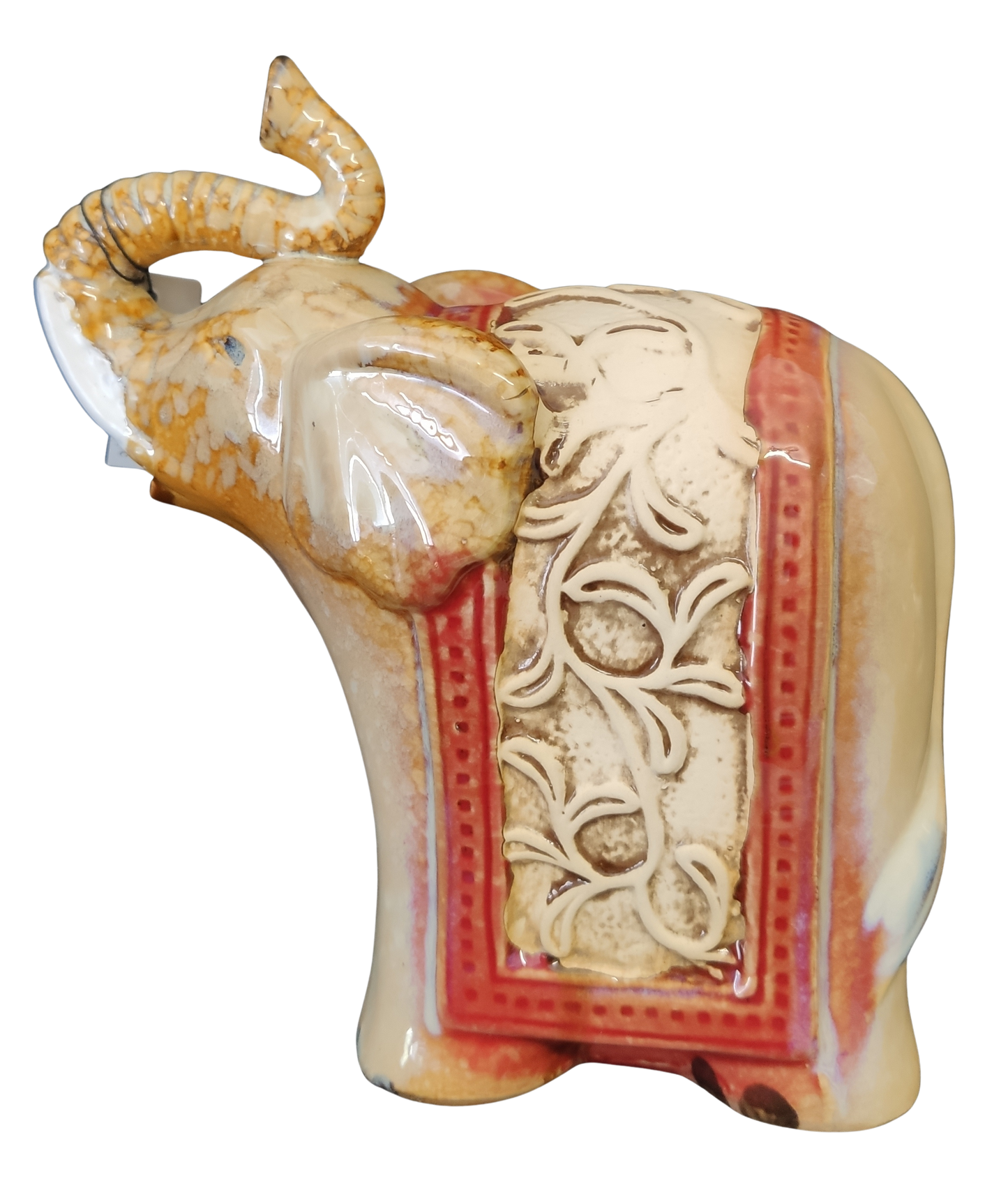 Éléphant en
céramique
émaillée