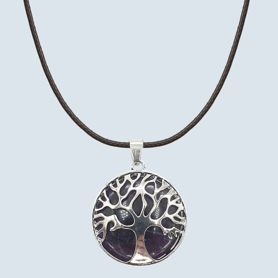 Pendentif Arbre de la Vie - Onix Noir