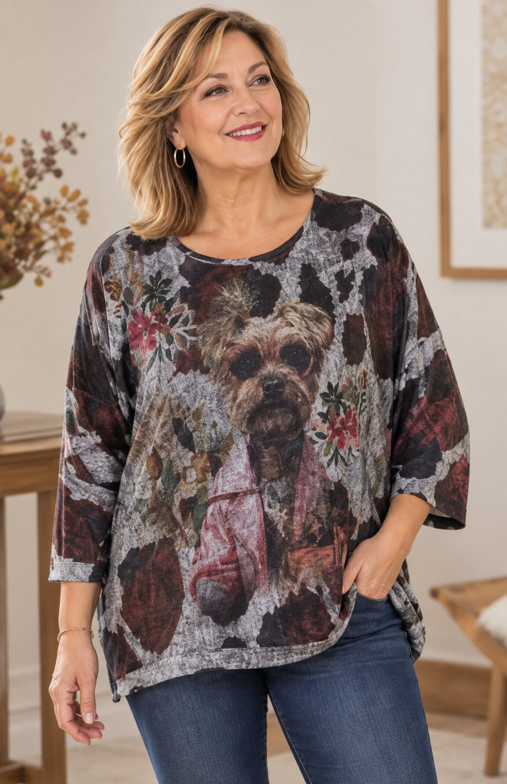 Pull tunique « Fashion Dog »