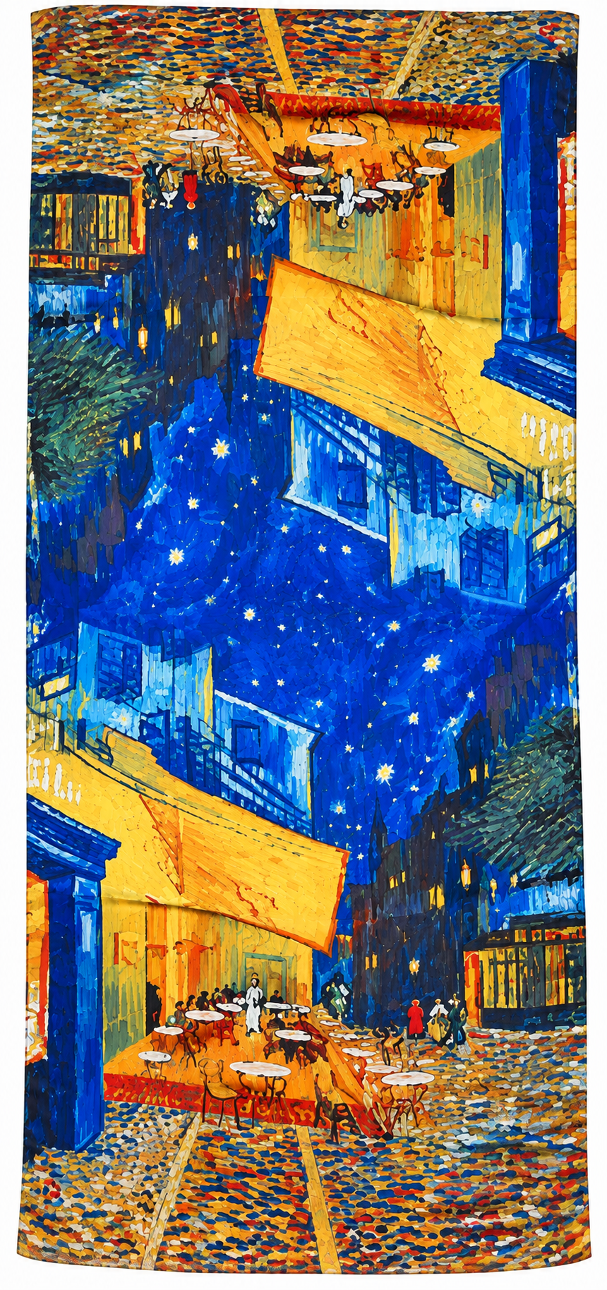 Foulard « Terrasse de Café la Nuit »