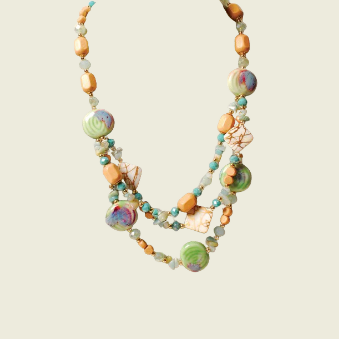 Collier Marjolaine Jade
