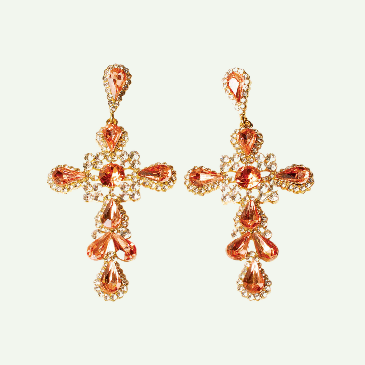 Boucles d’Oreilles Sissi - Rose