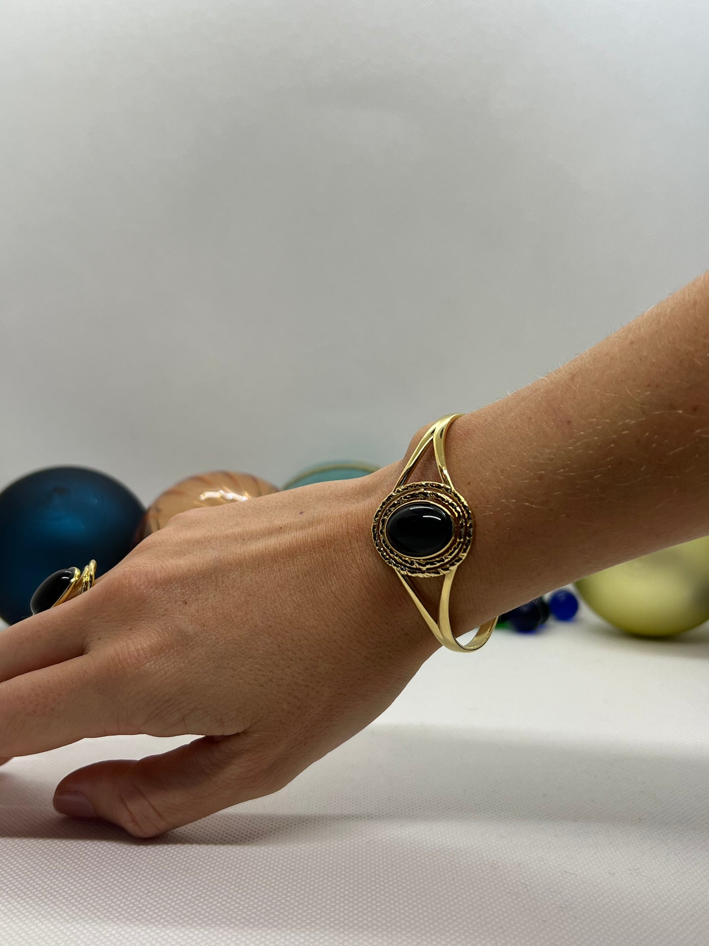 Bracelet Onyx Noir