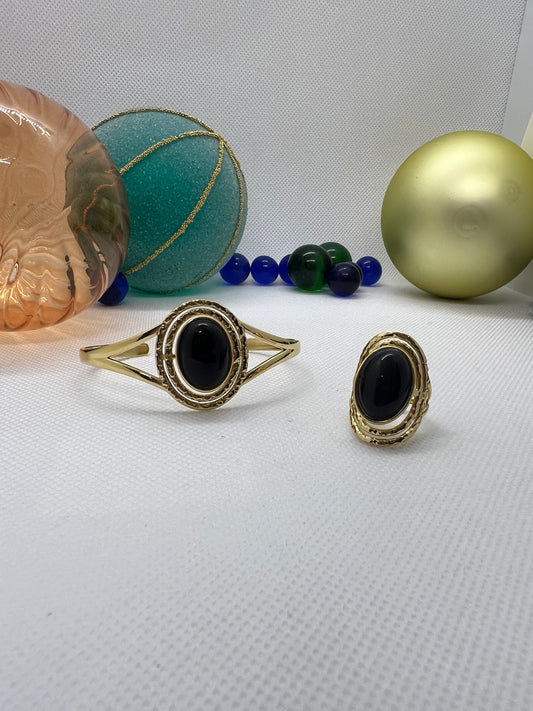 Bracelet Onyx Noir