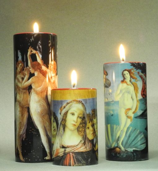 Lot de 3 Bougeoirs Botticelli