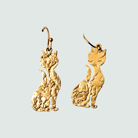 Boucles d'Oreilles Chat