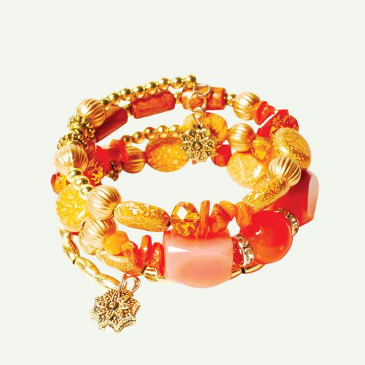 Bracelet Byzance - Rouge