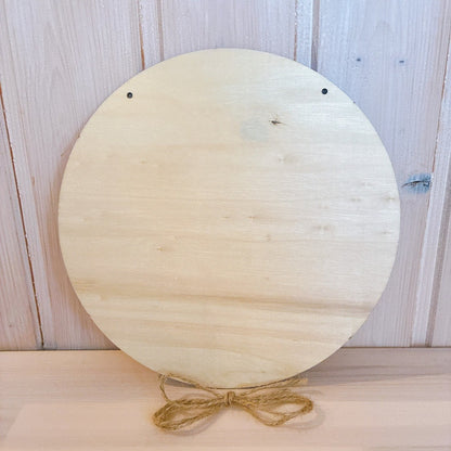 DECORATION MURALE RONDE EN BOIS
