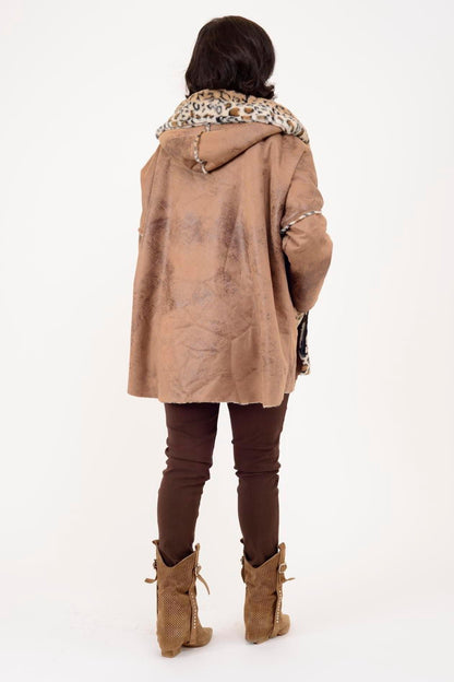Veste Capuche Léopard