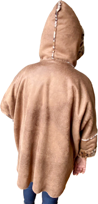 Veste Capuche Léopard