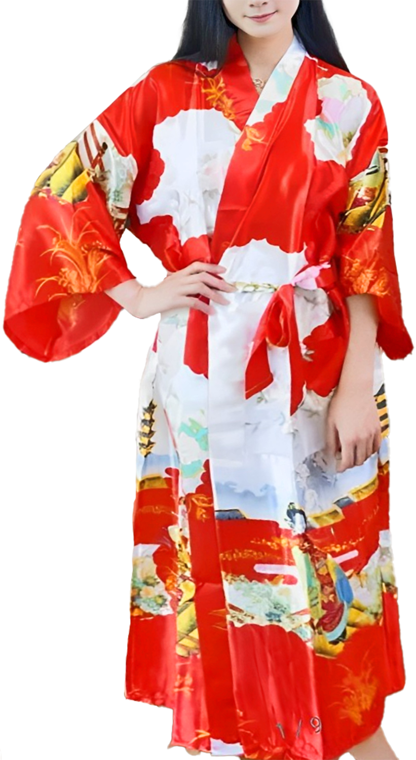 Kimono Geisha rouge