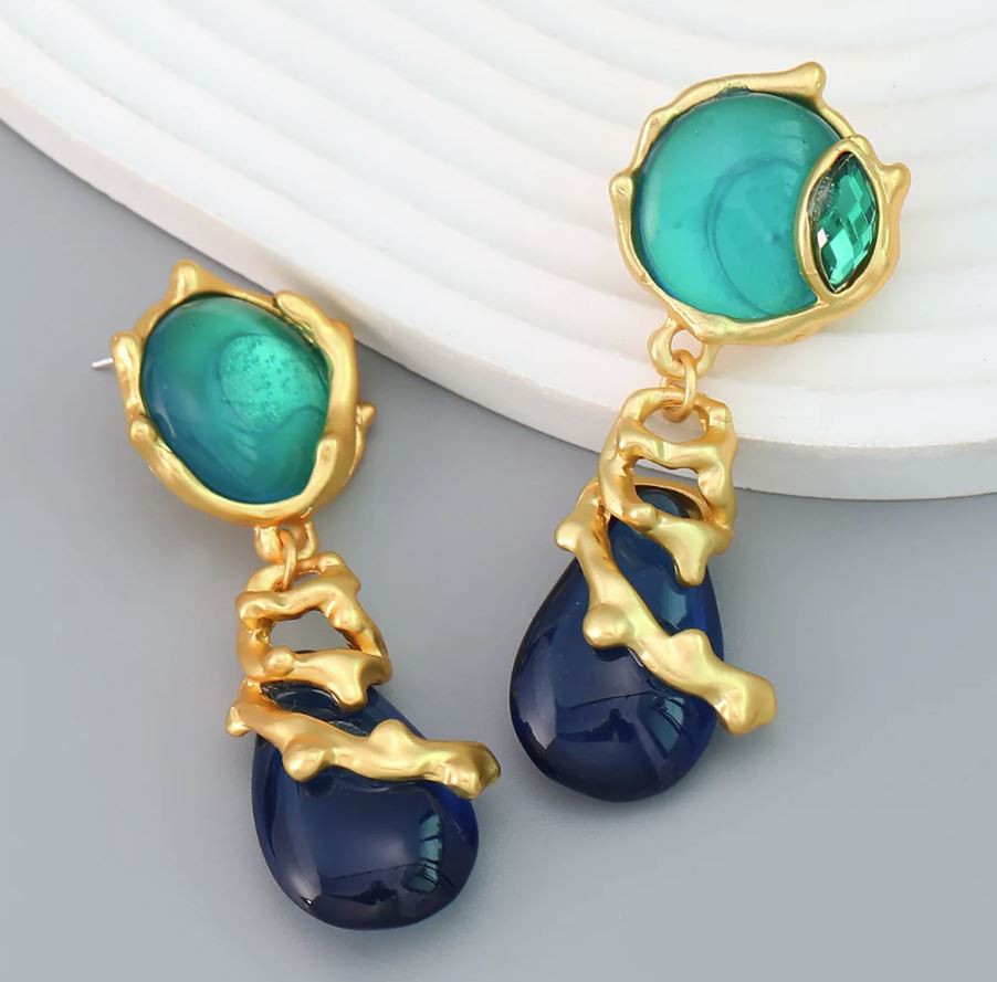 Boucles d'Oreilles Mer du Sud