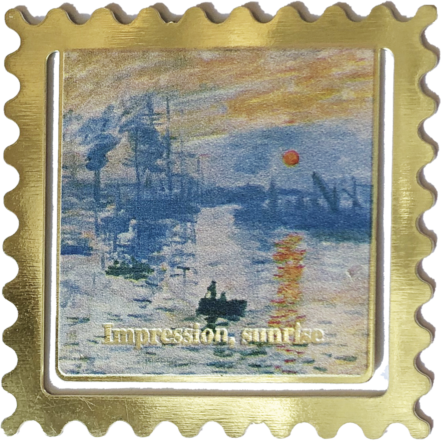 "Marque-page « Impression, soleil levant »  de Claude Monet"