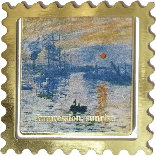 "Marque-page « Impression, soleil levant »  de Claude Monet"