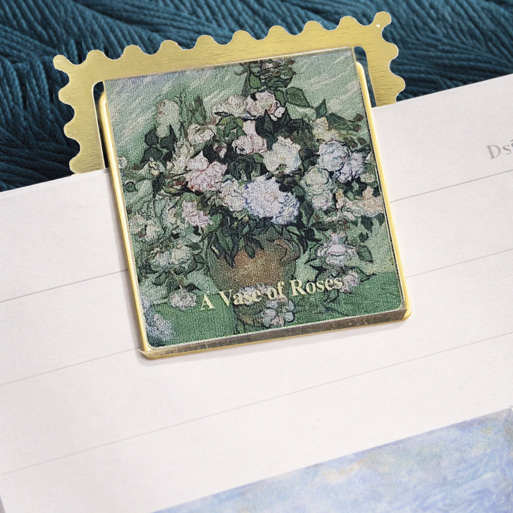 Marque-page « Un vase de roses » - Van Gogh