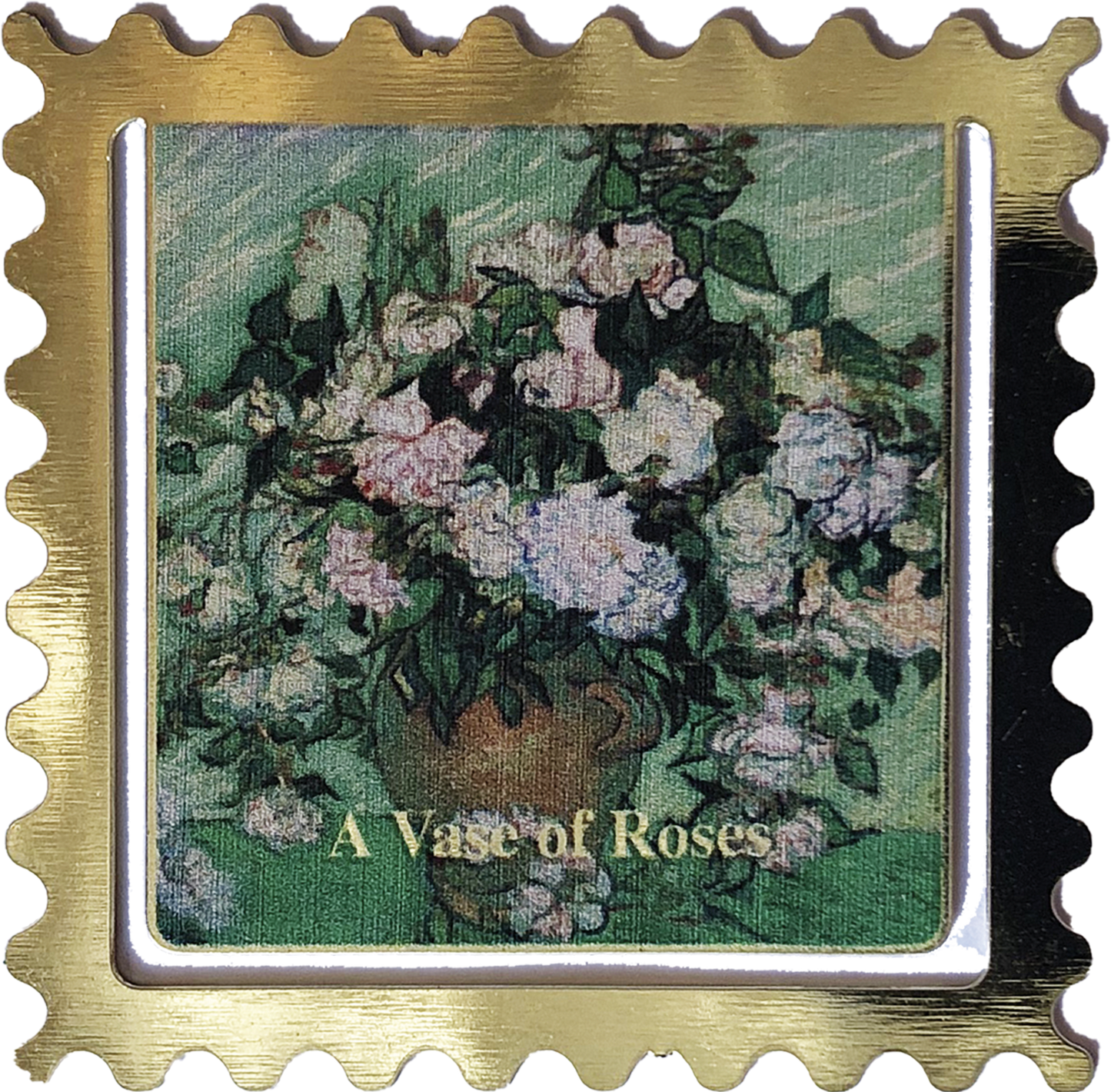 "Marque-page « Un vase de roses » de Vincent van Gogh"