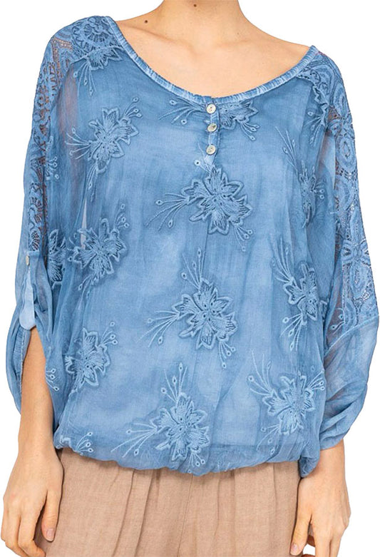 Blouse “ Fleurs de Renaissance ”