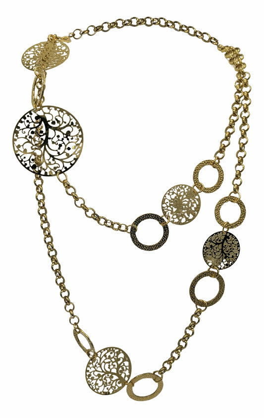 Collier médaillon arbre de vie