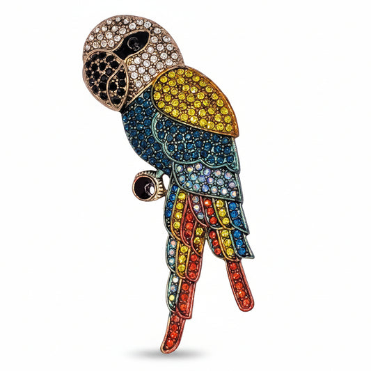 Broche “Perroquet Tropical”