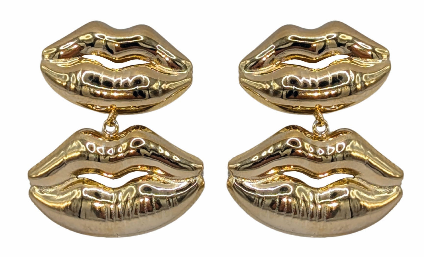Boucles d'oreilles lèvres