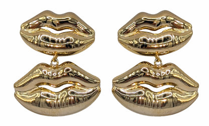 Boucles d'oreilles lèvres
