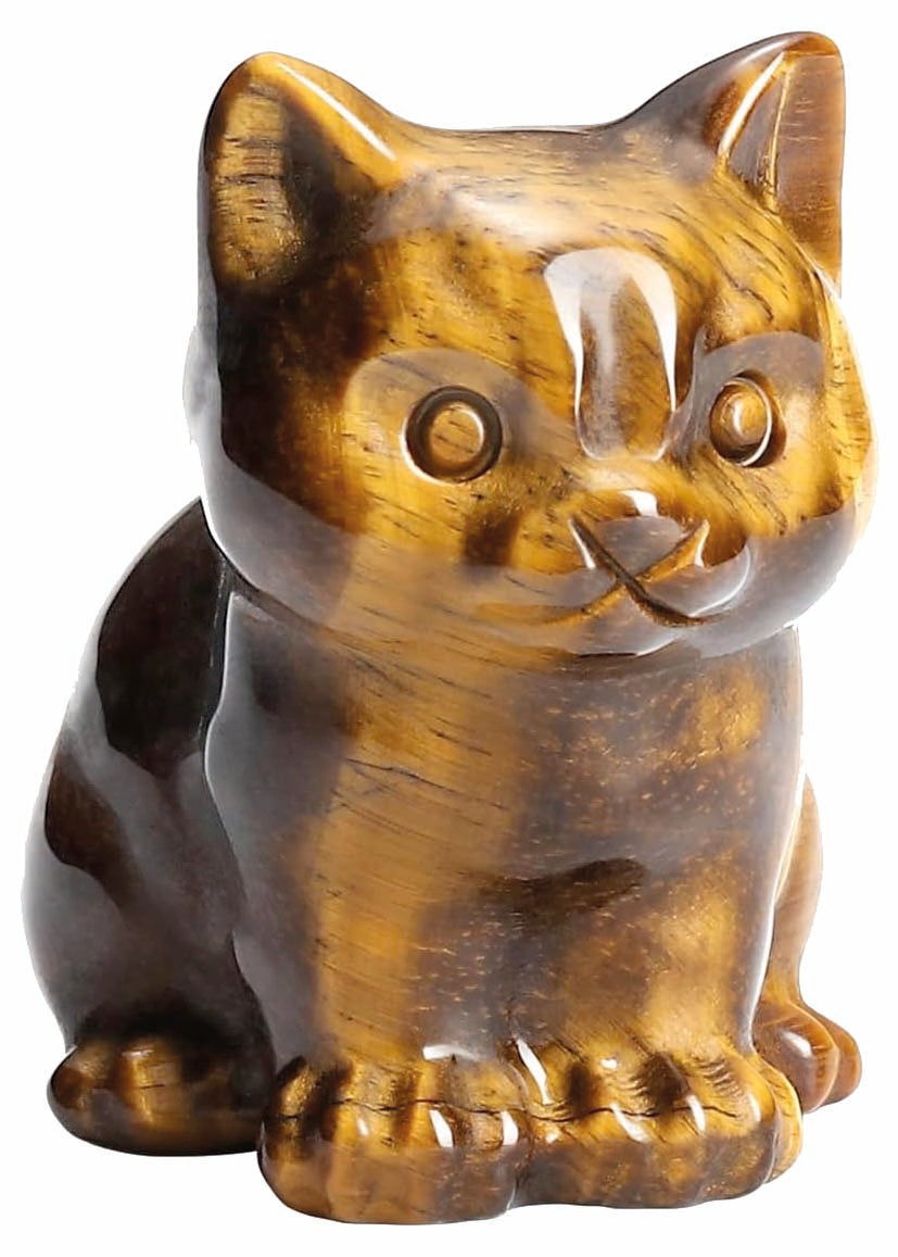 Figurine de Chat Œil
de Tigre