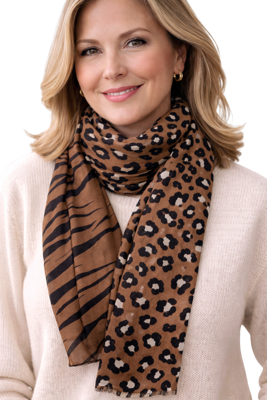 Foulard print animal