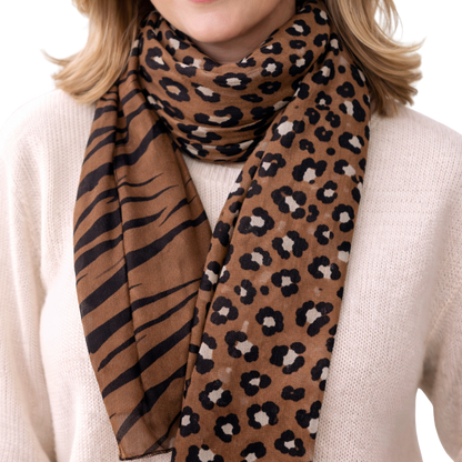 Foulard print animal