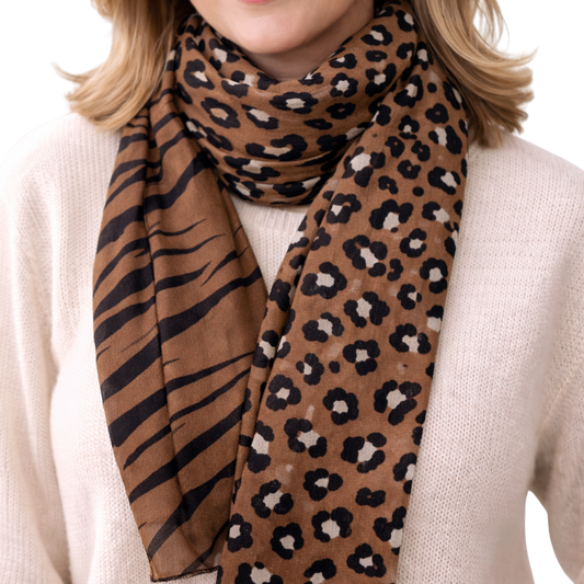 Foulard print animal