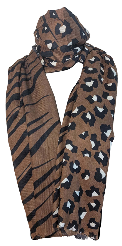 Foulard print animal
