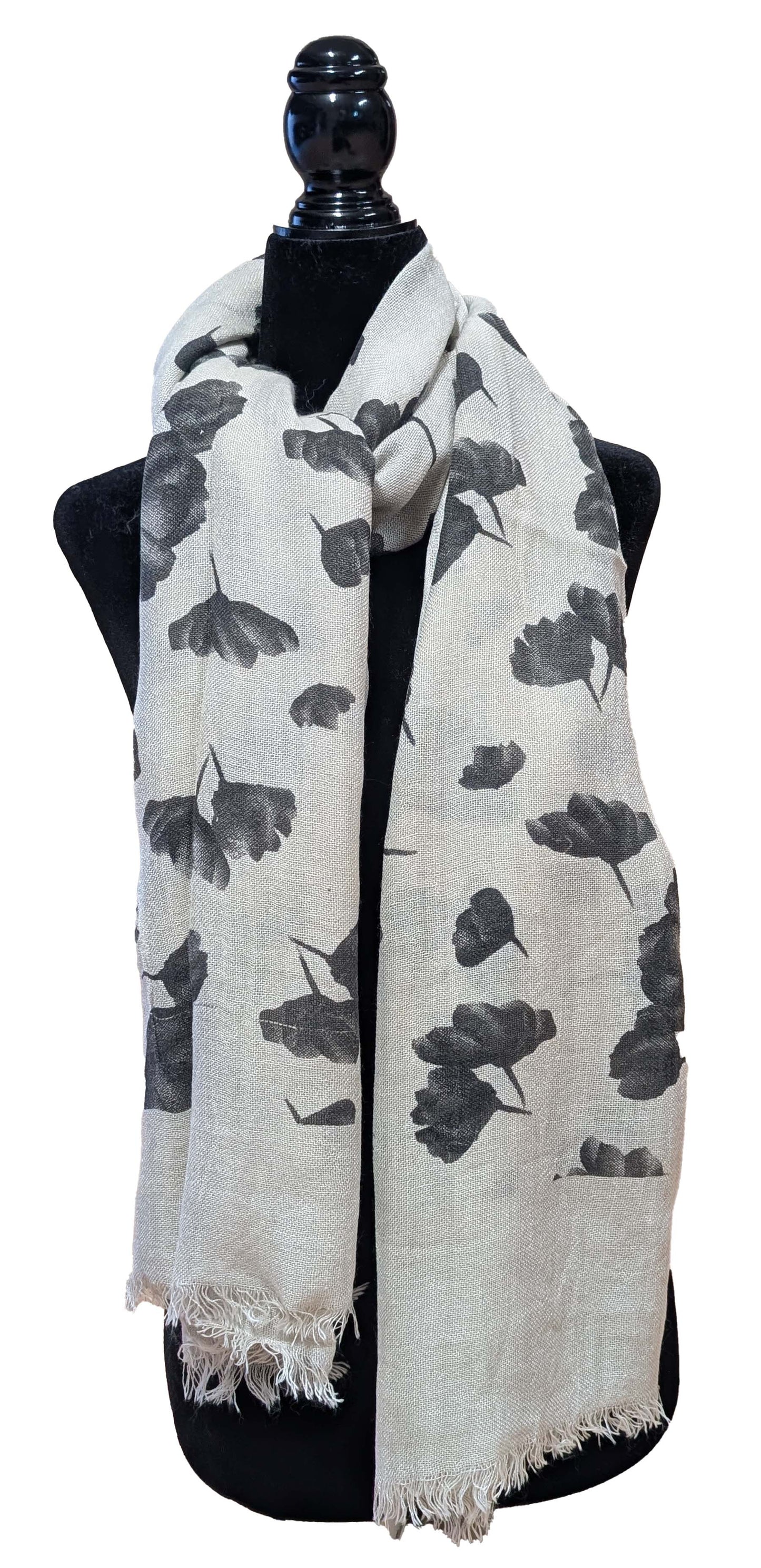 Foulard feuilles de Ginkgo