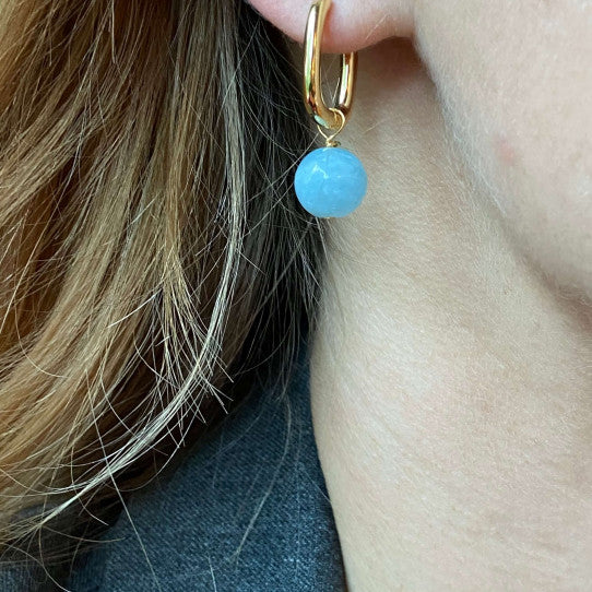 Boucles d’oreilles – Brume Azur