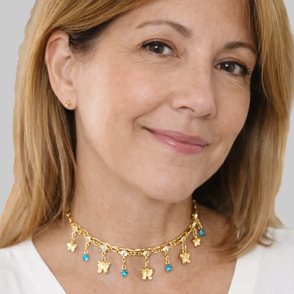 Collier papillons