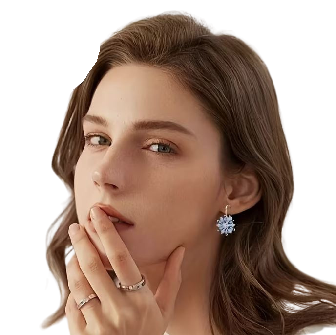 Boucles oreille fleur de lumière