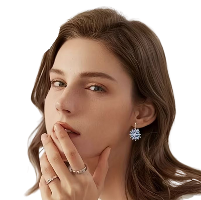 Boucles oreille fleur de lumière