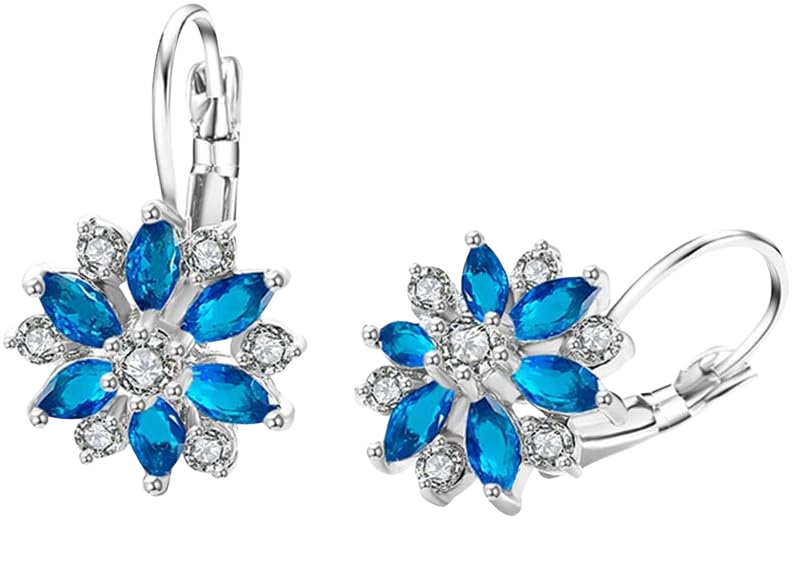 Boucles oreille fleur de lumière