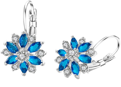 Boucles oreille fleur de lumière