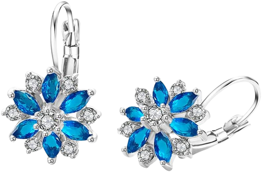 Boucles oreille fleur de lumière