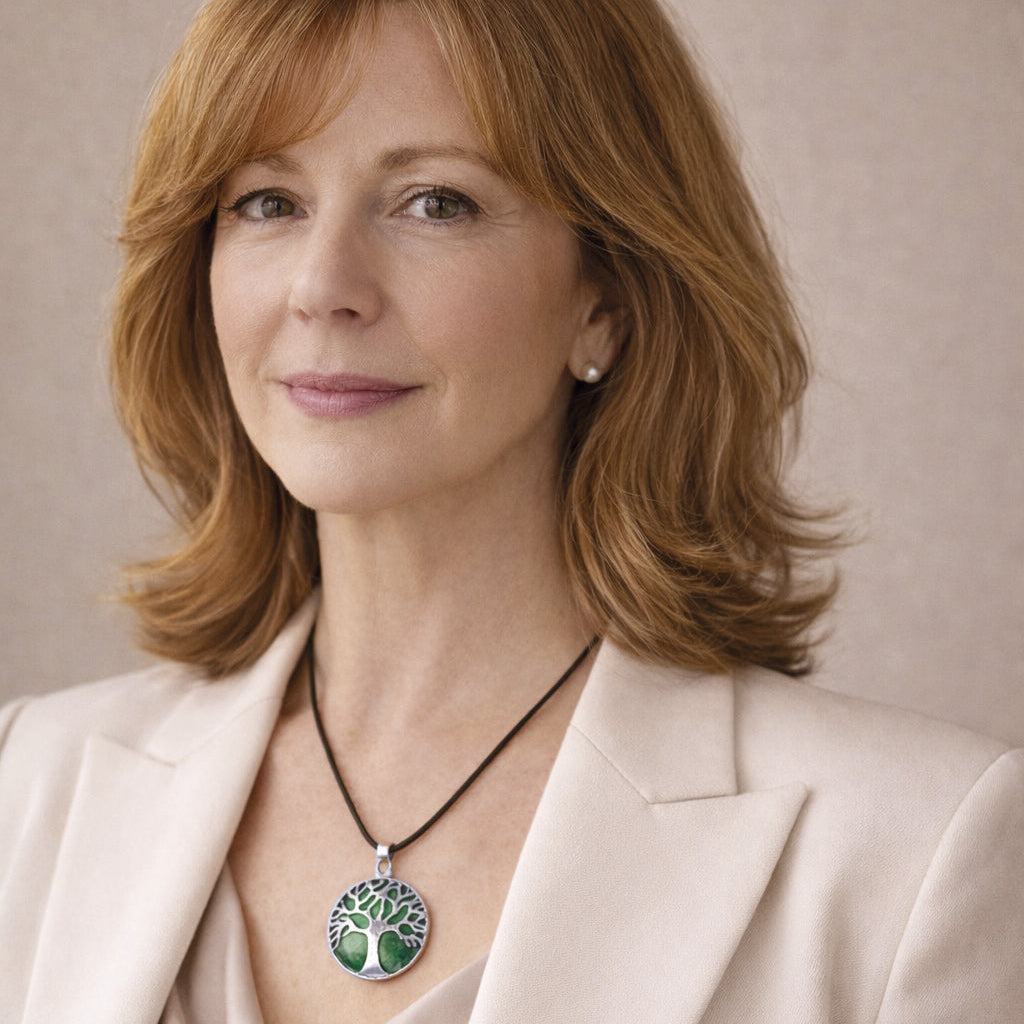 Pendentif  Arbre de la Vie - Malachite