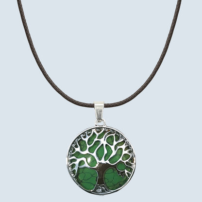 Pendentif  Arbre de la Vie - Malachite