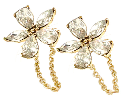 Boucles d'orielle Pétales Lumineux