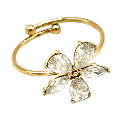 Bague Pétales Lumineux