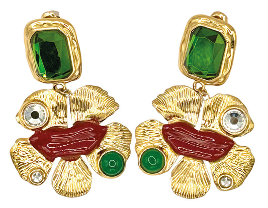 Boucles d'oreilles Jardin du Désir