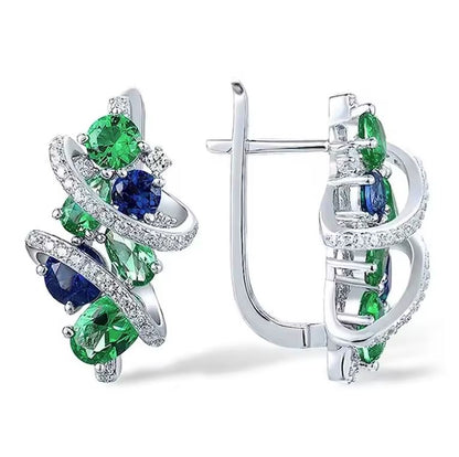 Boucles d'oreilles Spirale Éclat